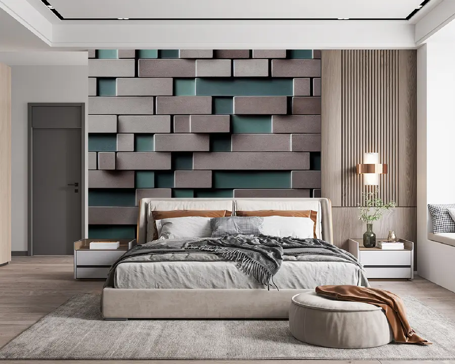 wall murals Својство, правоугаоник е азурно u93411