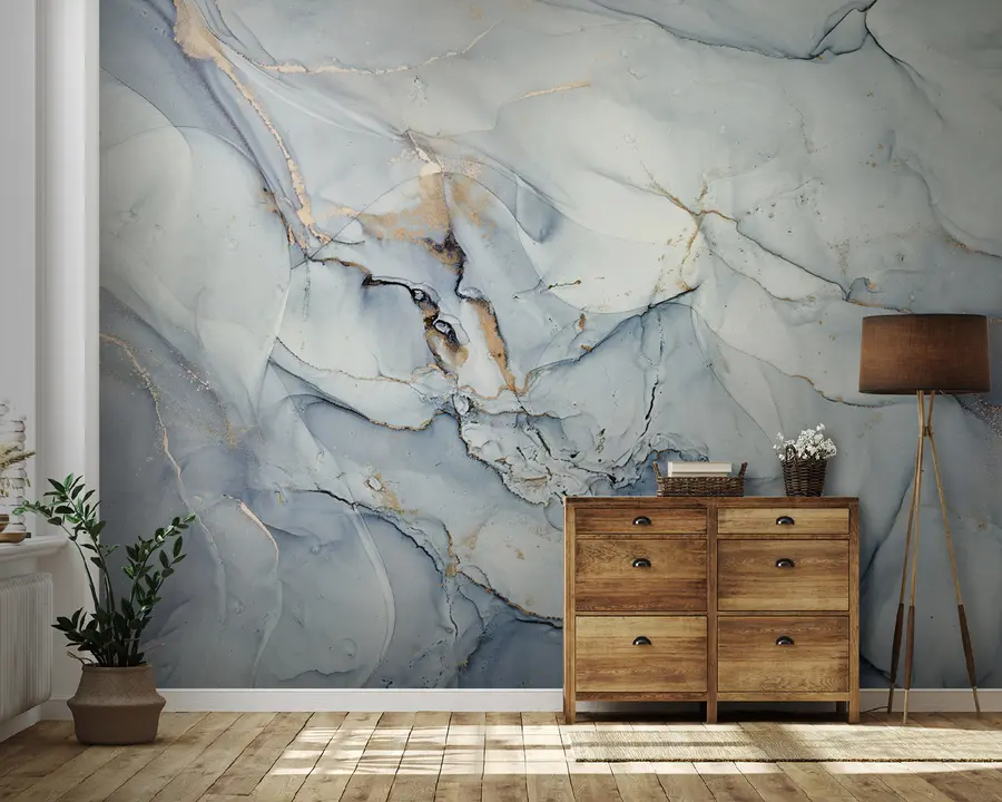 wall murals Ледена капа, снежно и топило се u93432