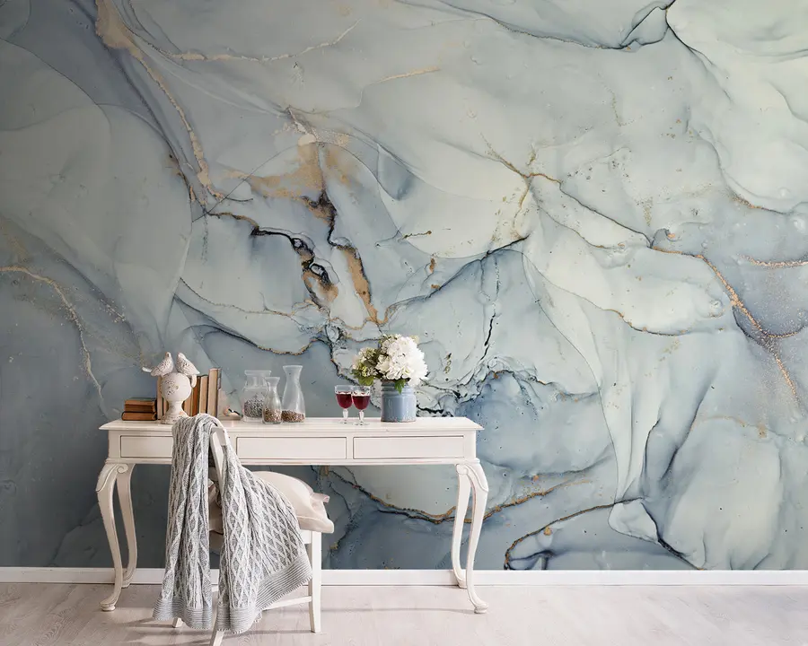 wall murals Ледена капа, снежно и топило се u93432