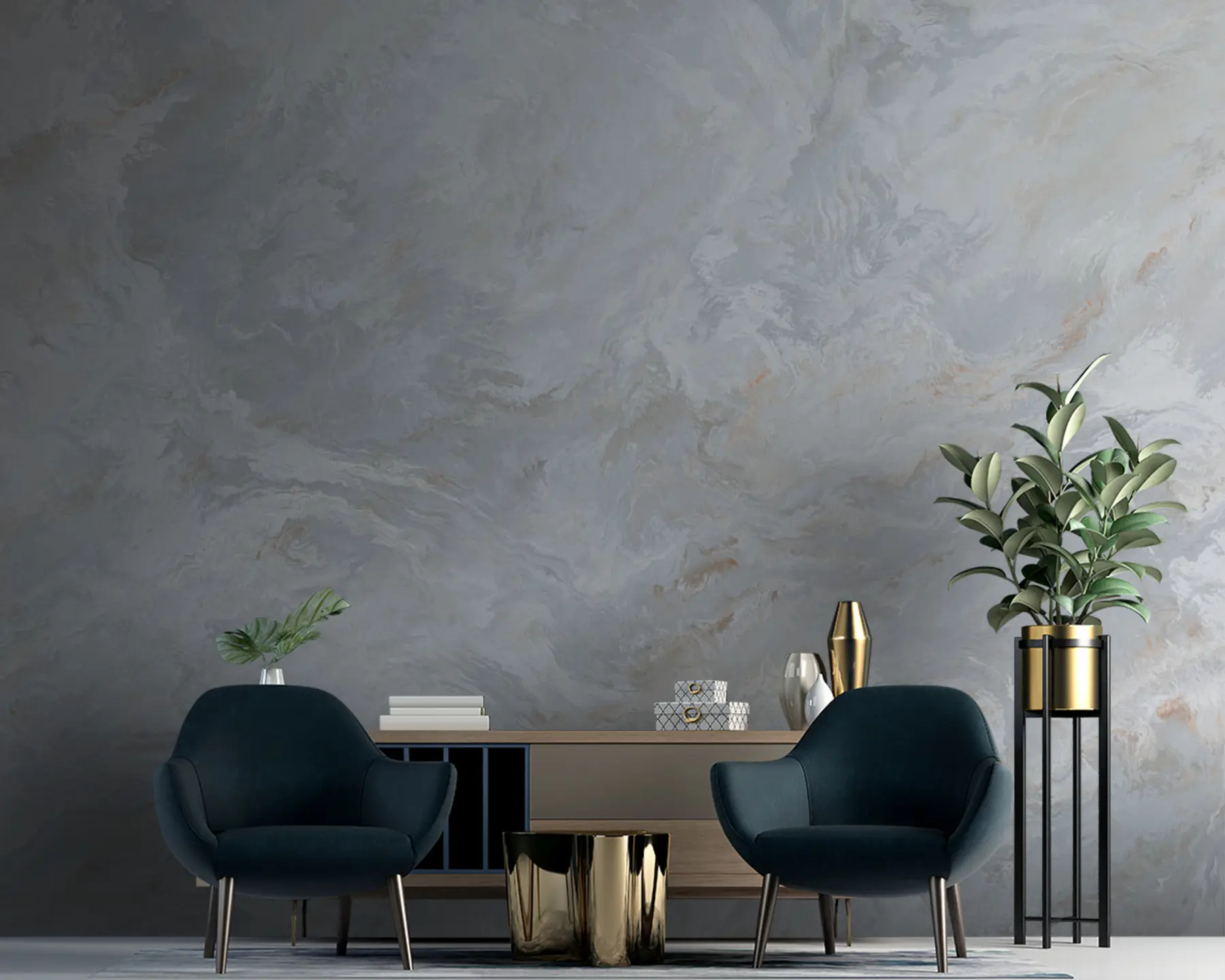 wall murals Мешавина сиве и браон u93434