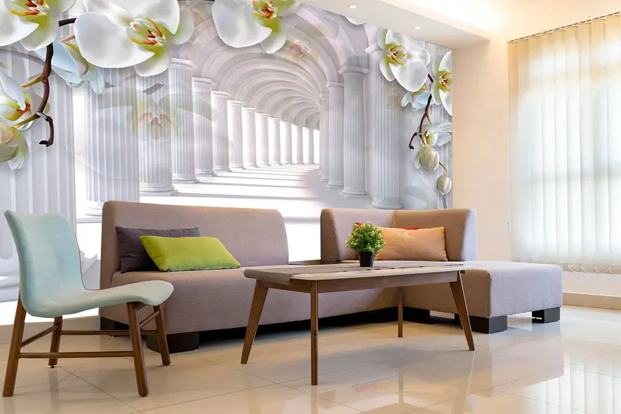 wall murals Орхидеје у тунелу u93683