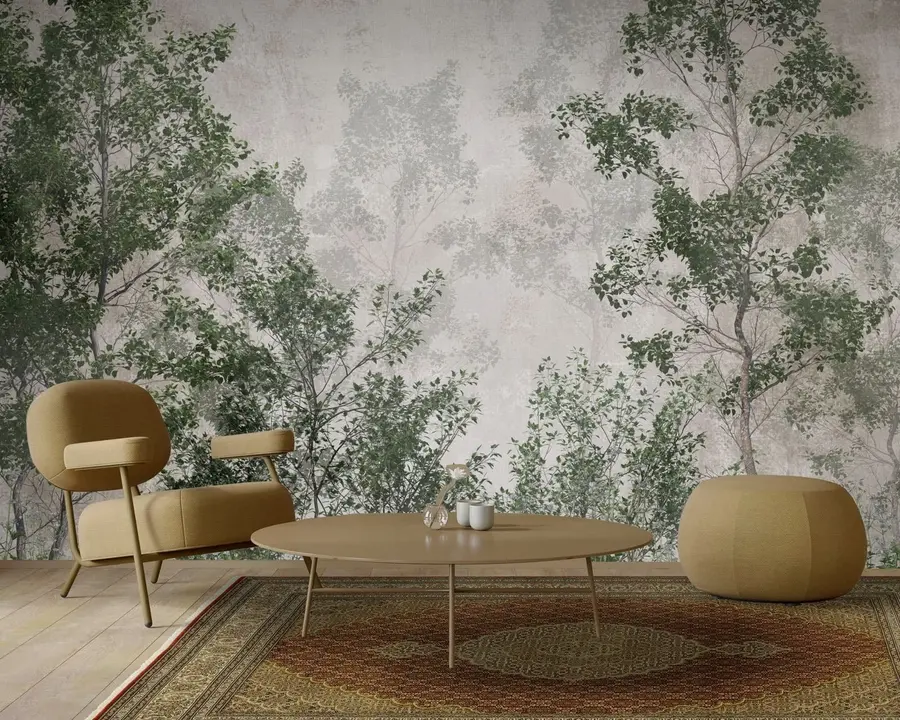 wall murals Зелена стабла u78594