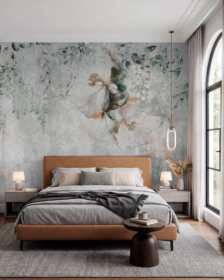 wall murals Цвет на бетонској грунге позадини u73969