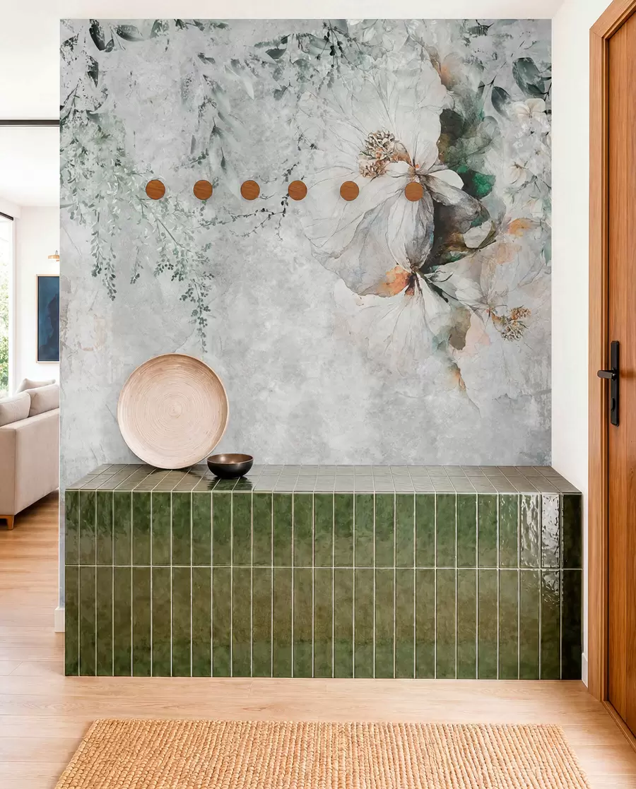 wall murals Цвет на бетонској грунге позадини u73969