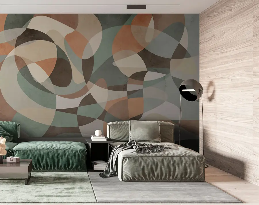 wall murals Геометријски ретро тренд u73971
