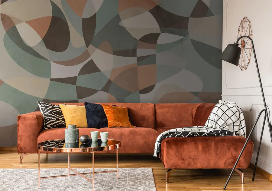 wall murals Геометријски ретро тренд u73971