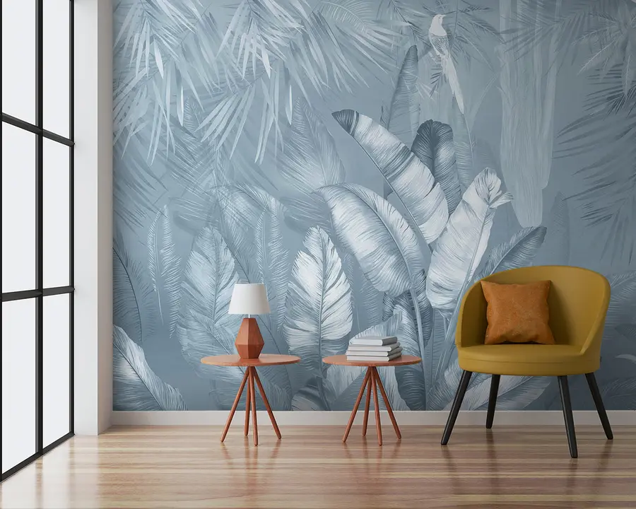 wall murals Биљка, вода и азура u50468v3