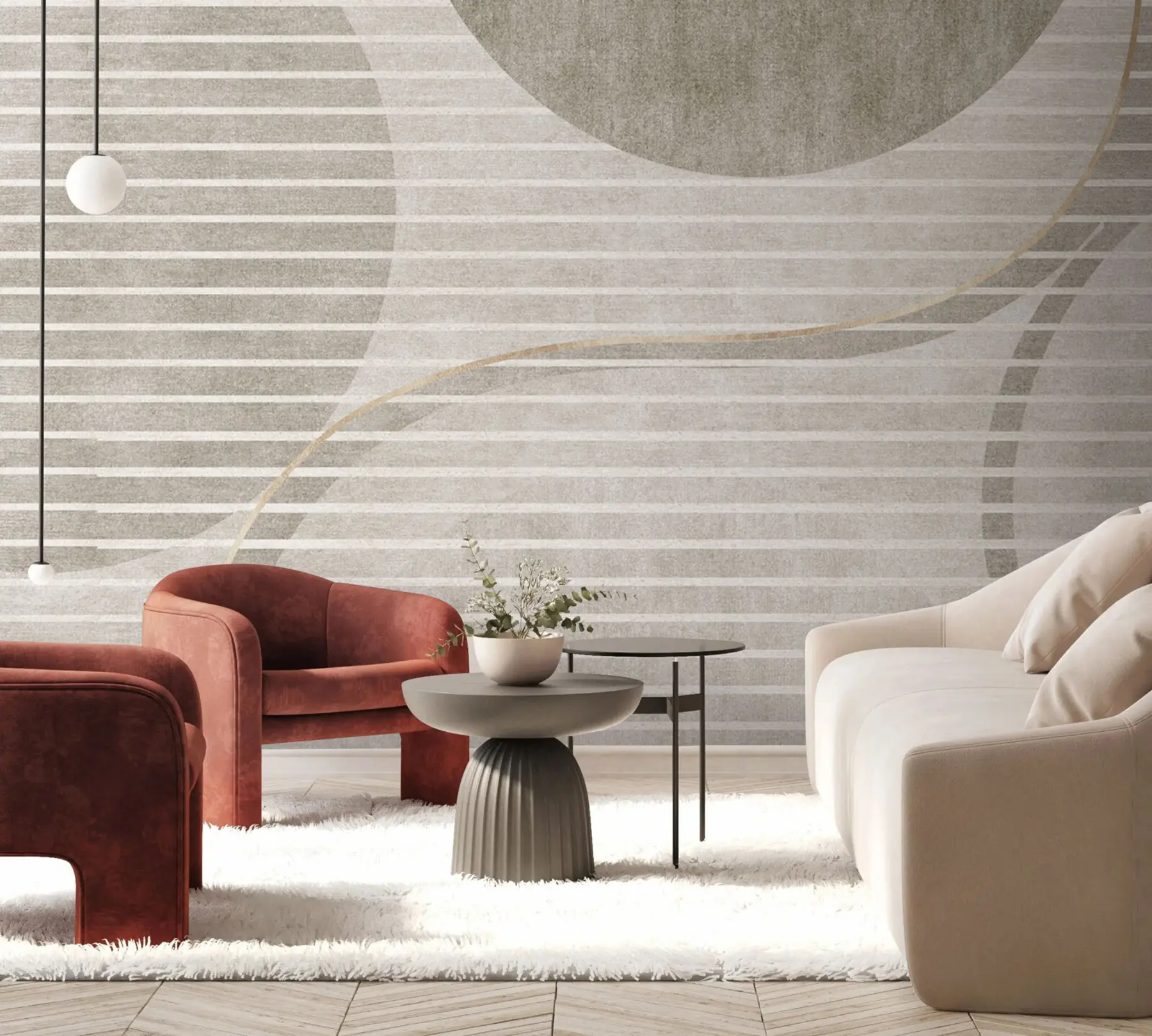 wall murals Геометријска апстракција минимализам u74074