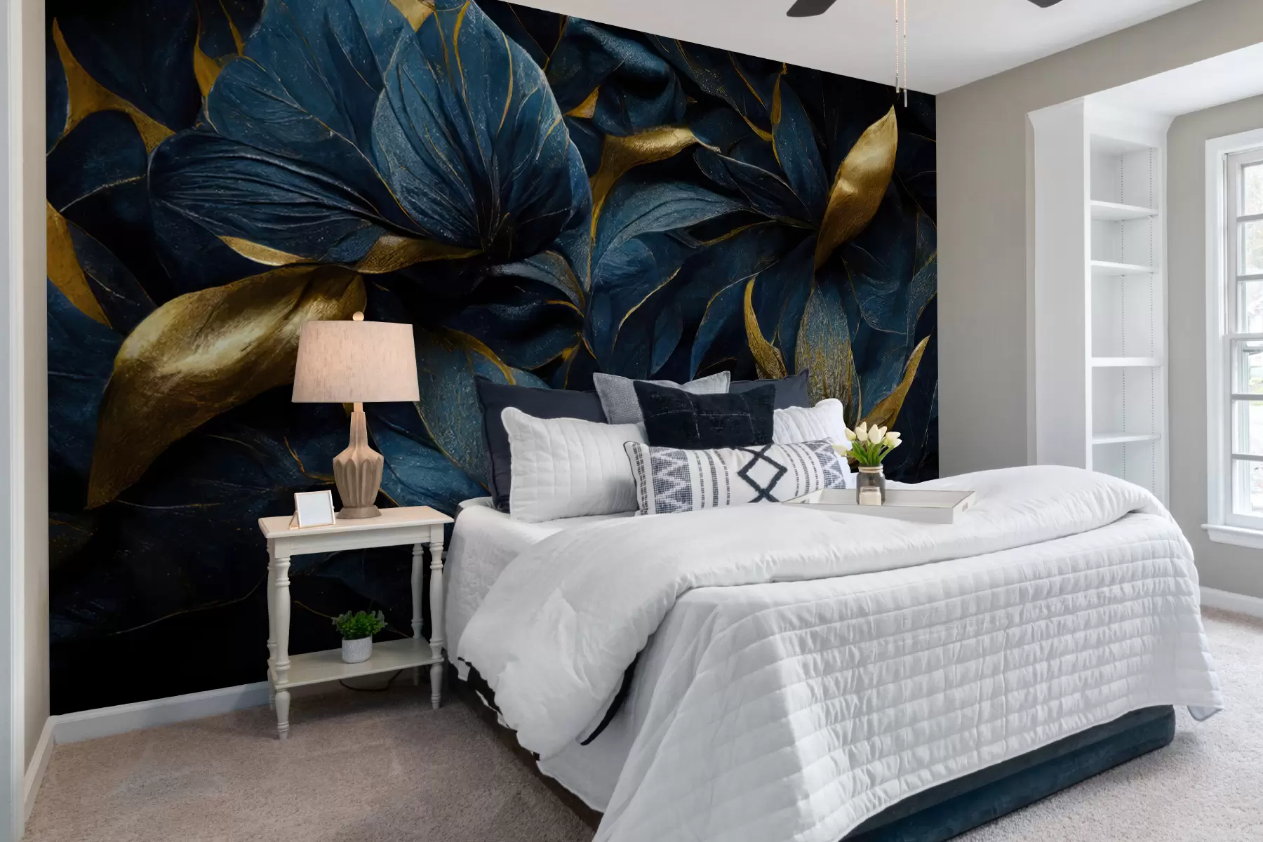 wall murals Плаво краљевско цвеће u74140