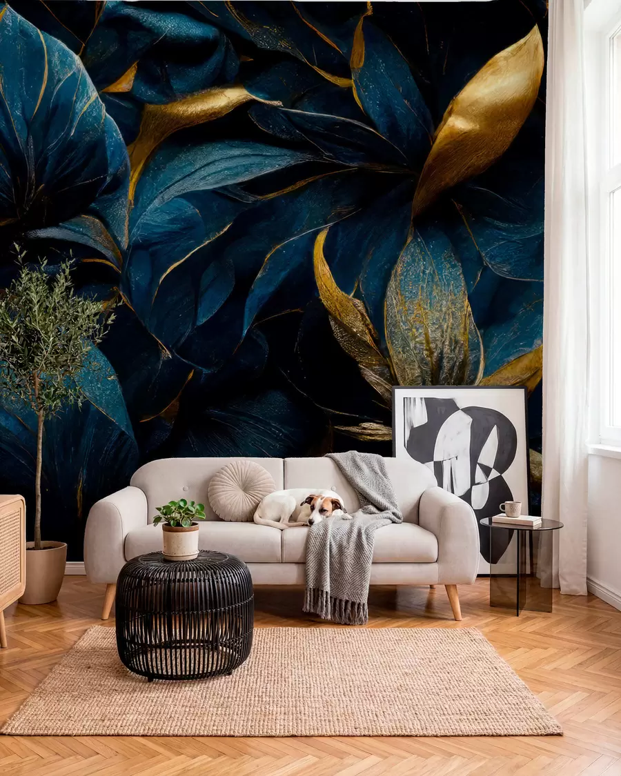 wall murals Плаво краљевско цвеће u74140