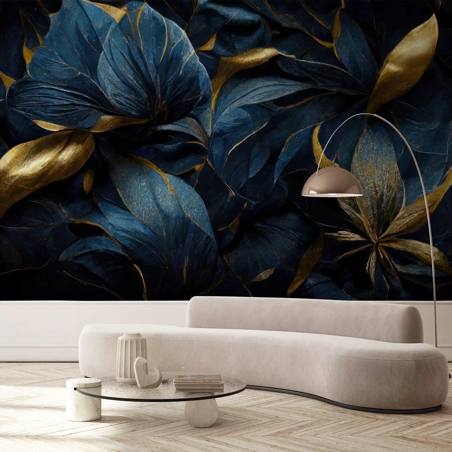 wall murals Плаво краљевско цвеће u74140