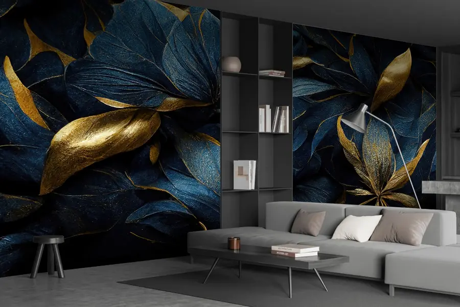 wall murals Плаво краљевско цвеће u74140