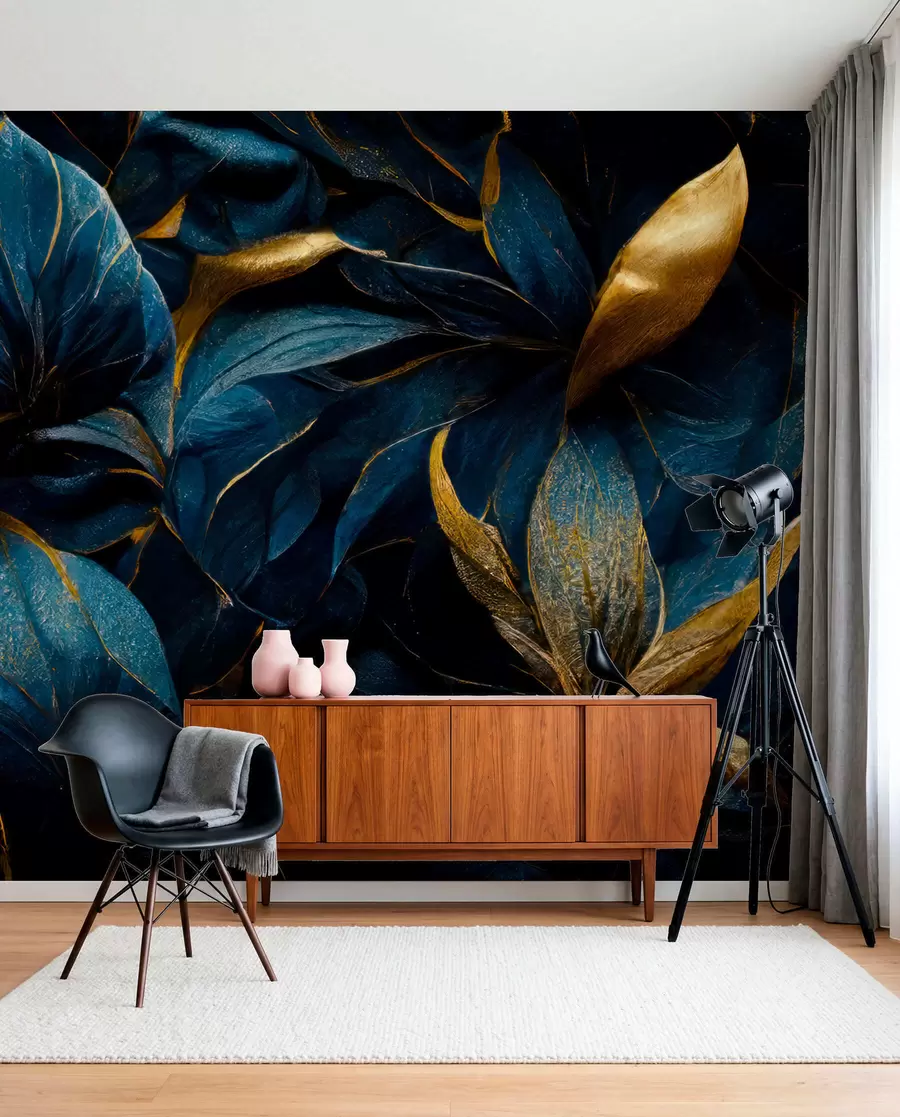 wall murals Плаво краљевско цвеће u74140
