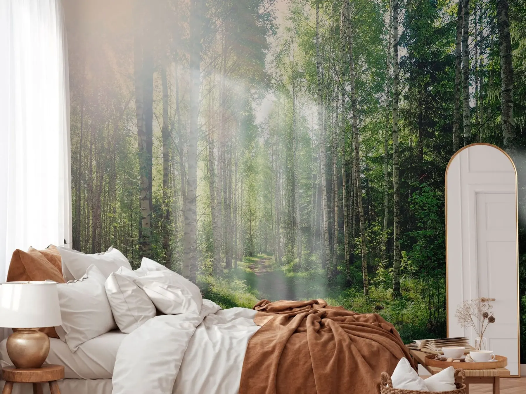 wall murals Зелено сунце у Финској u74235