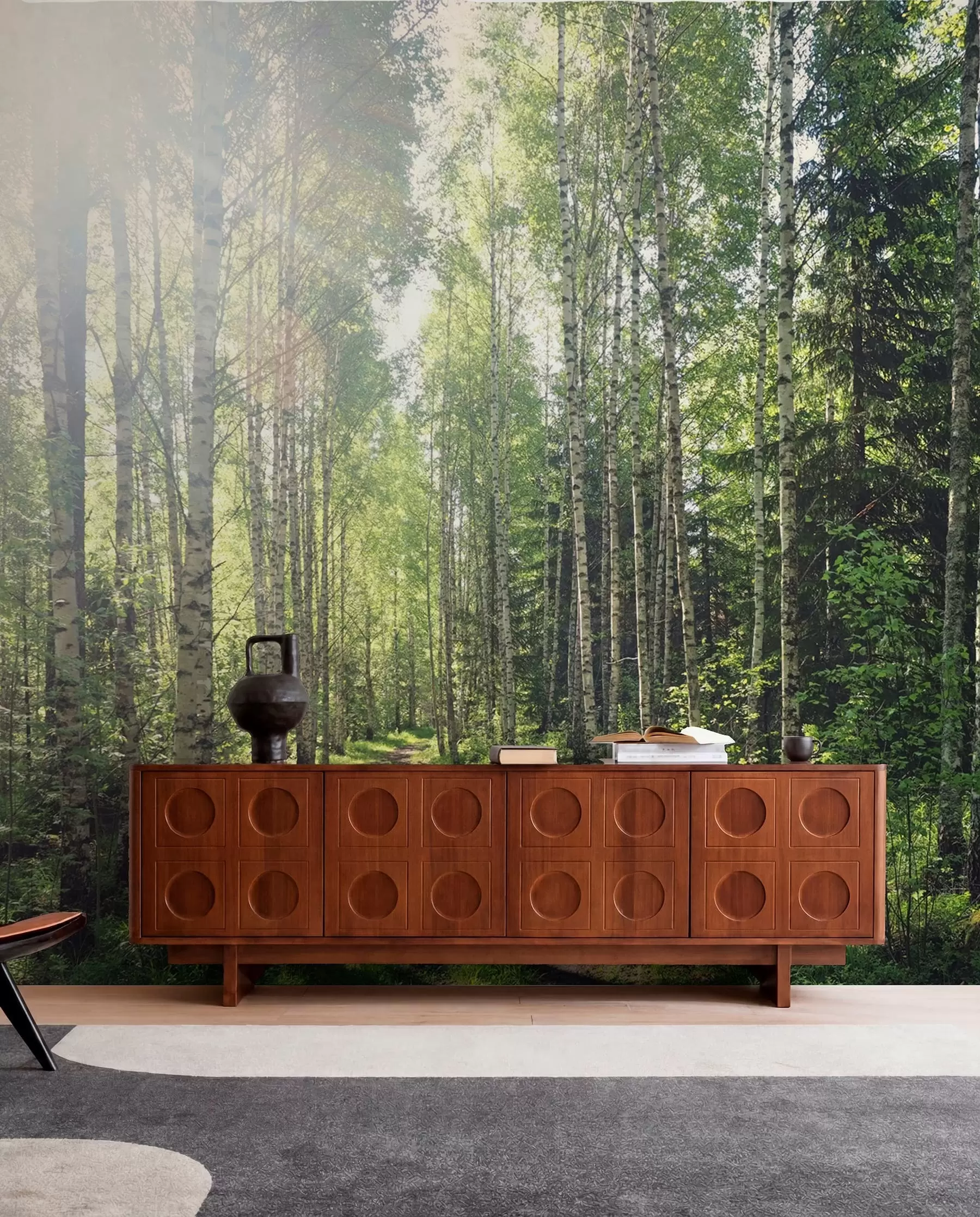wall murals Зелено сунце у Финској u74235