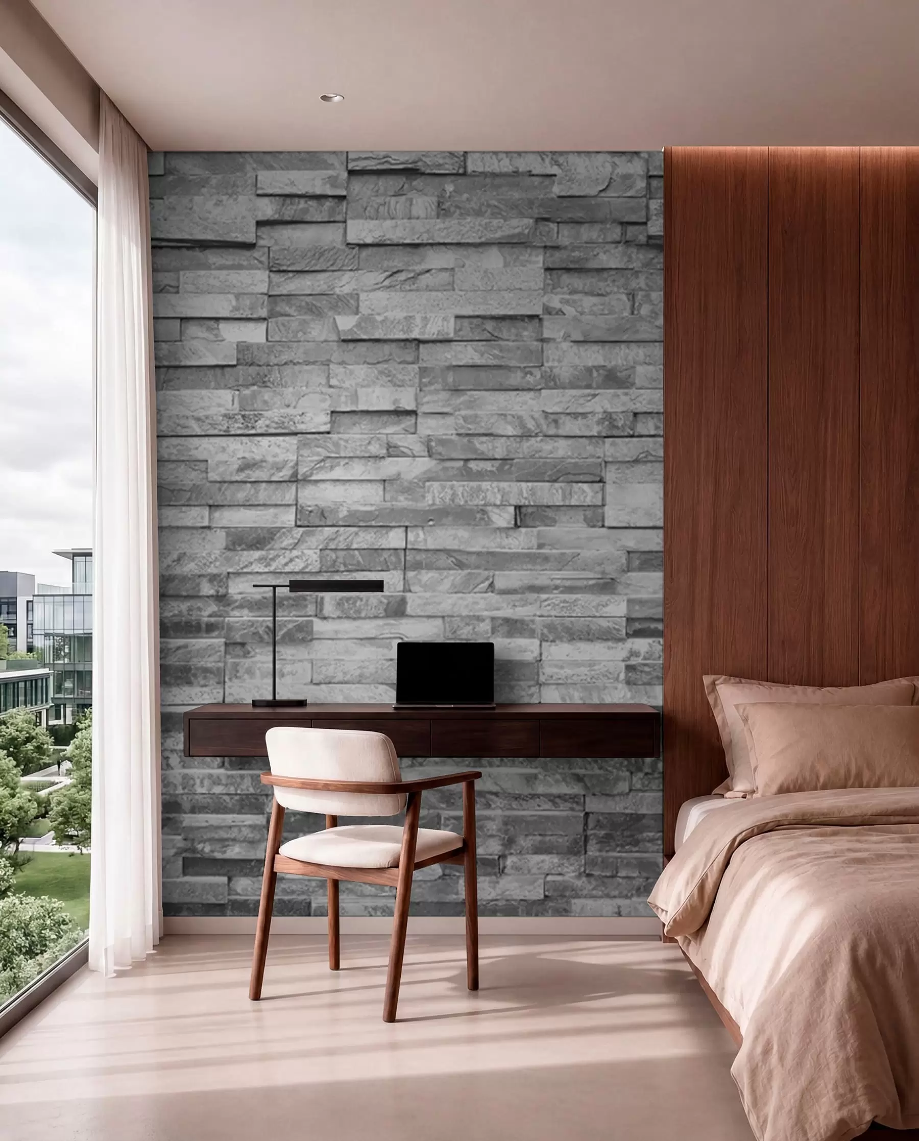 wall murals Опека сива u74255
