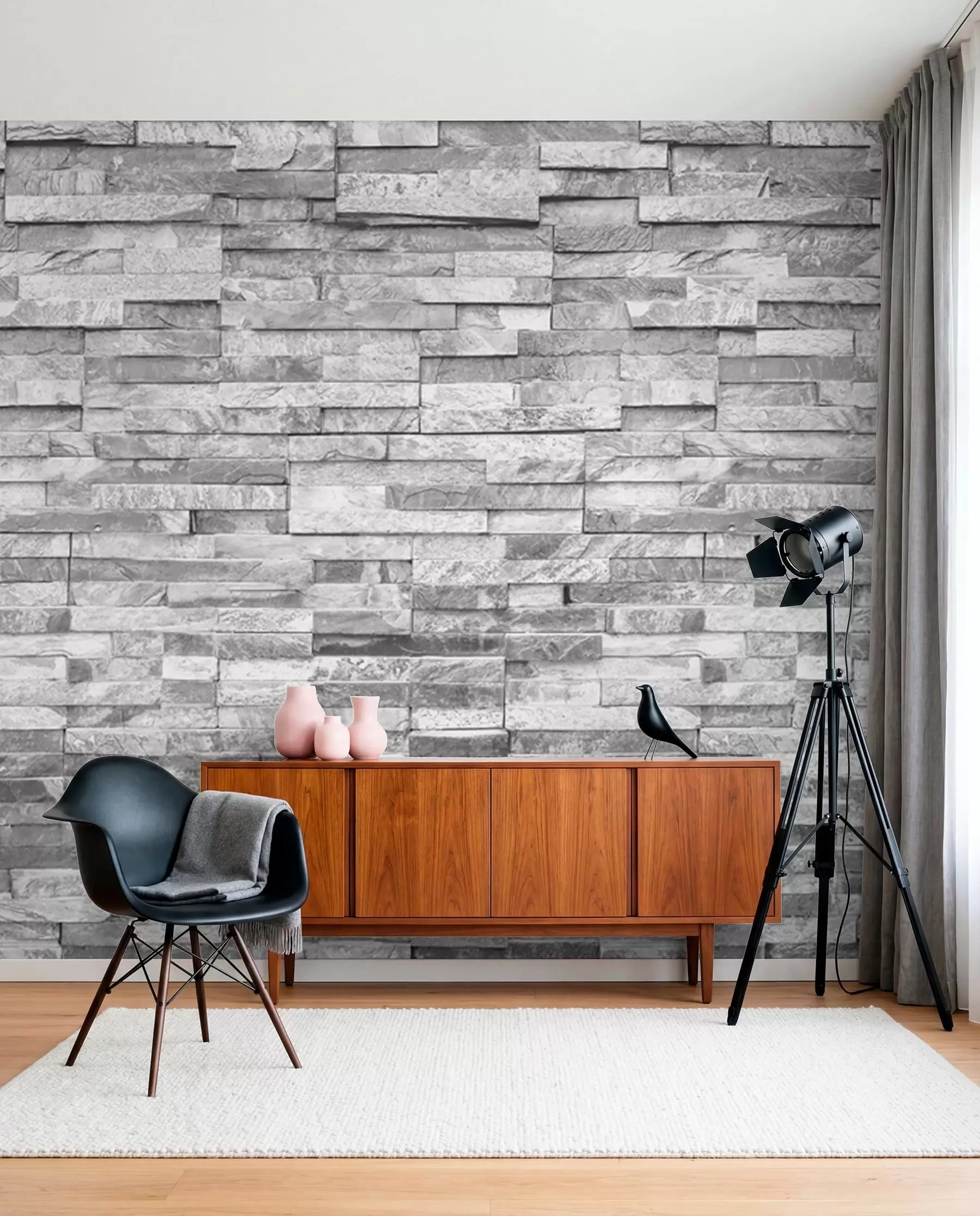 wall murals Опека сива u74255