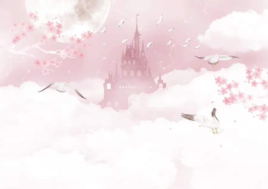 wall murals Облак, розе и уметност u41232