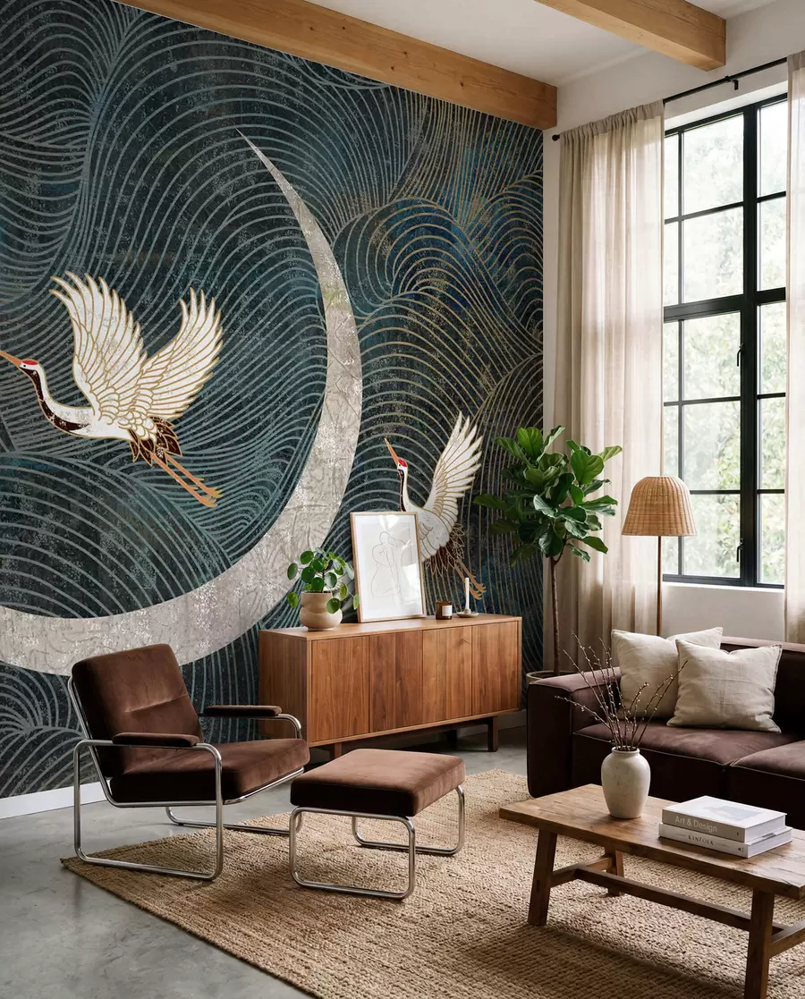 wall murals Птица, природа и зелена u59573