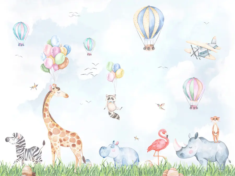 wall murals Животиње у ваздушној емисији u59757v2