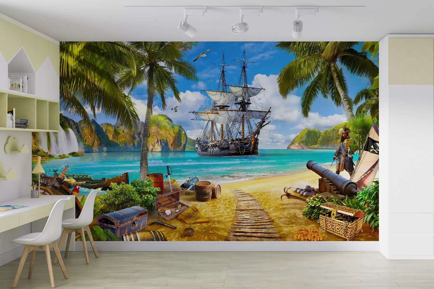 wall murals Вода, облак и небо u59784v3