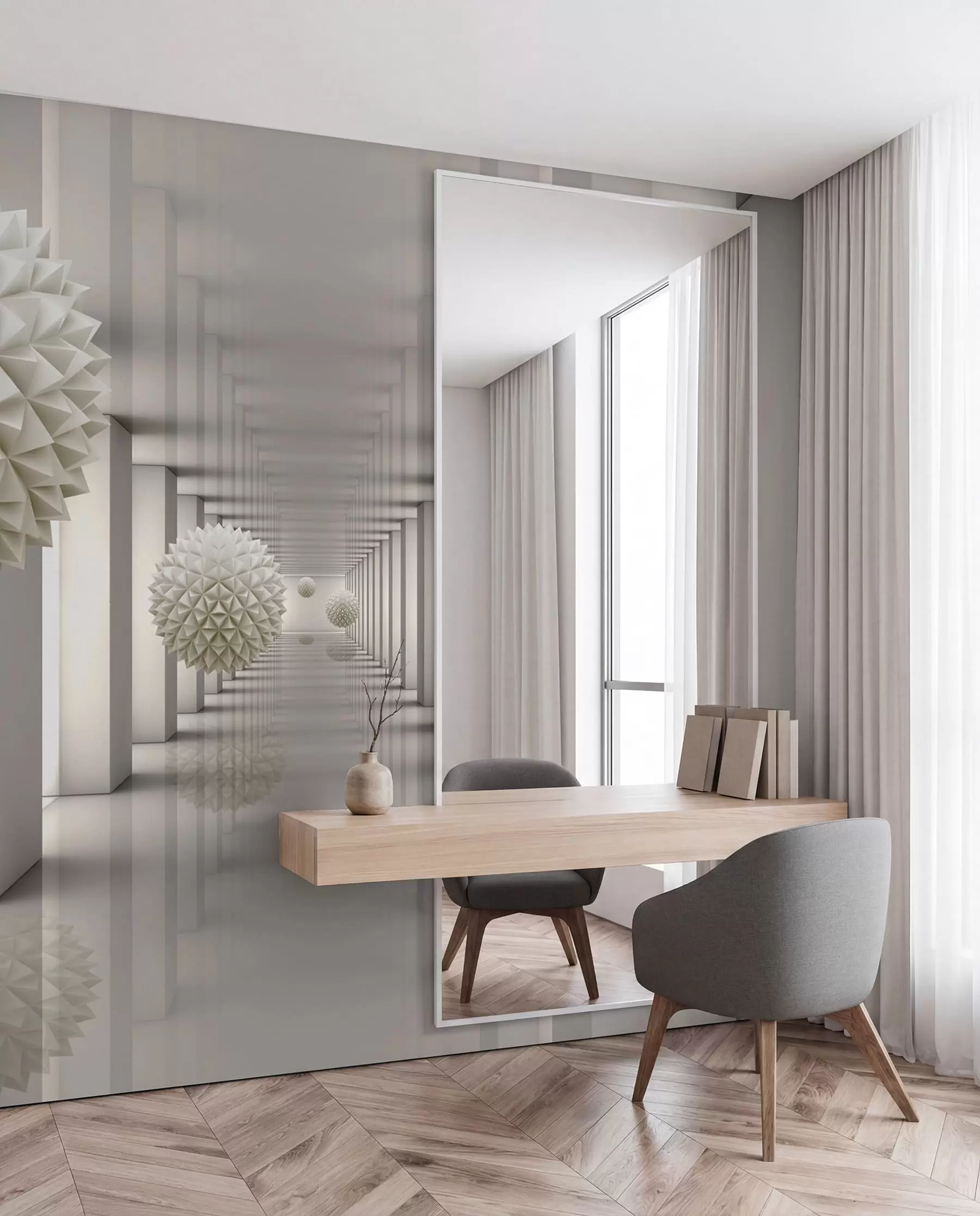 wall murals Смеђи лептир u63738