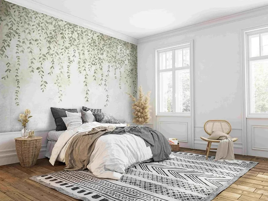 wall murals Вина са лишћем u71244