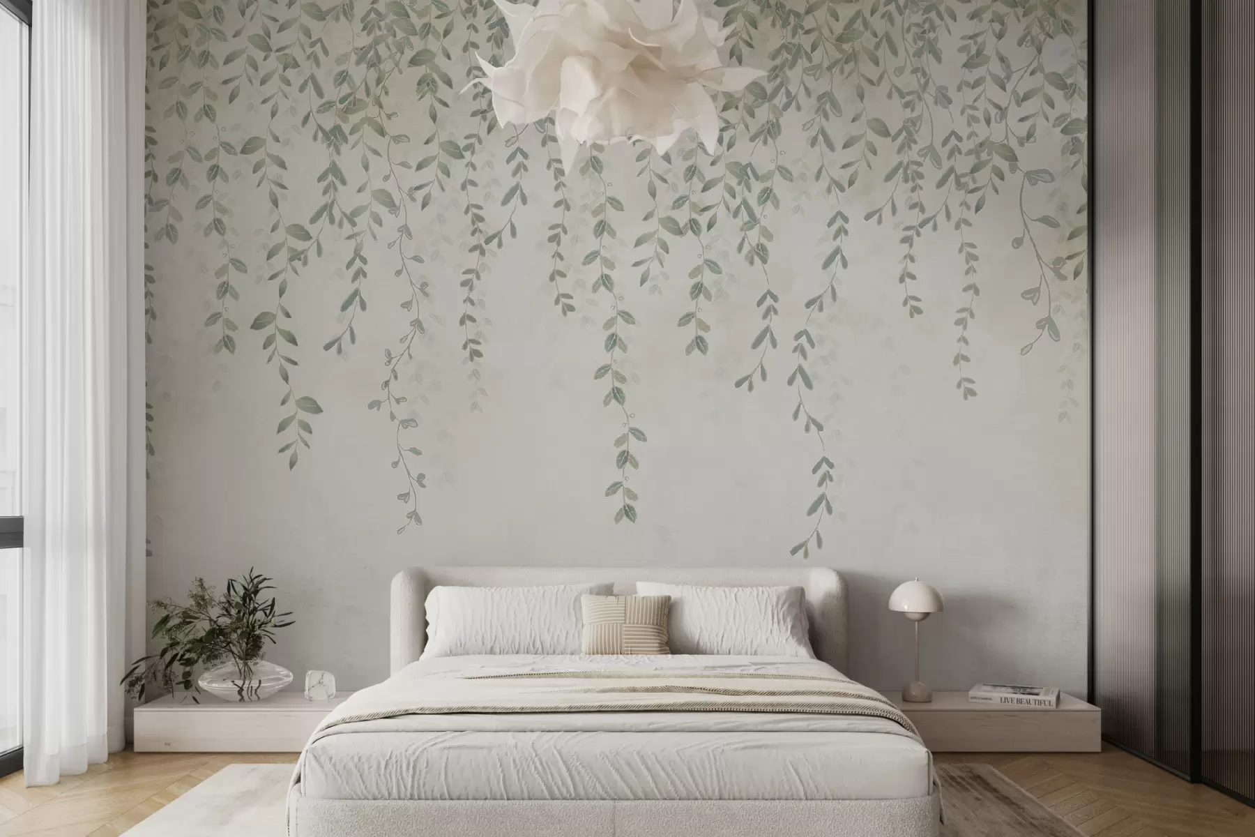 wall murals Вина са лишћем u71244