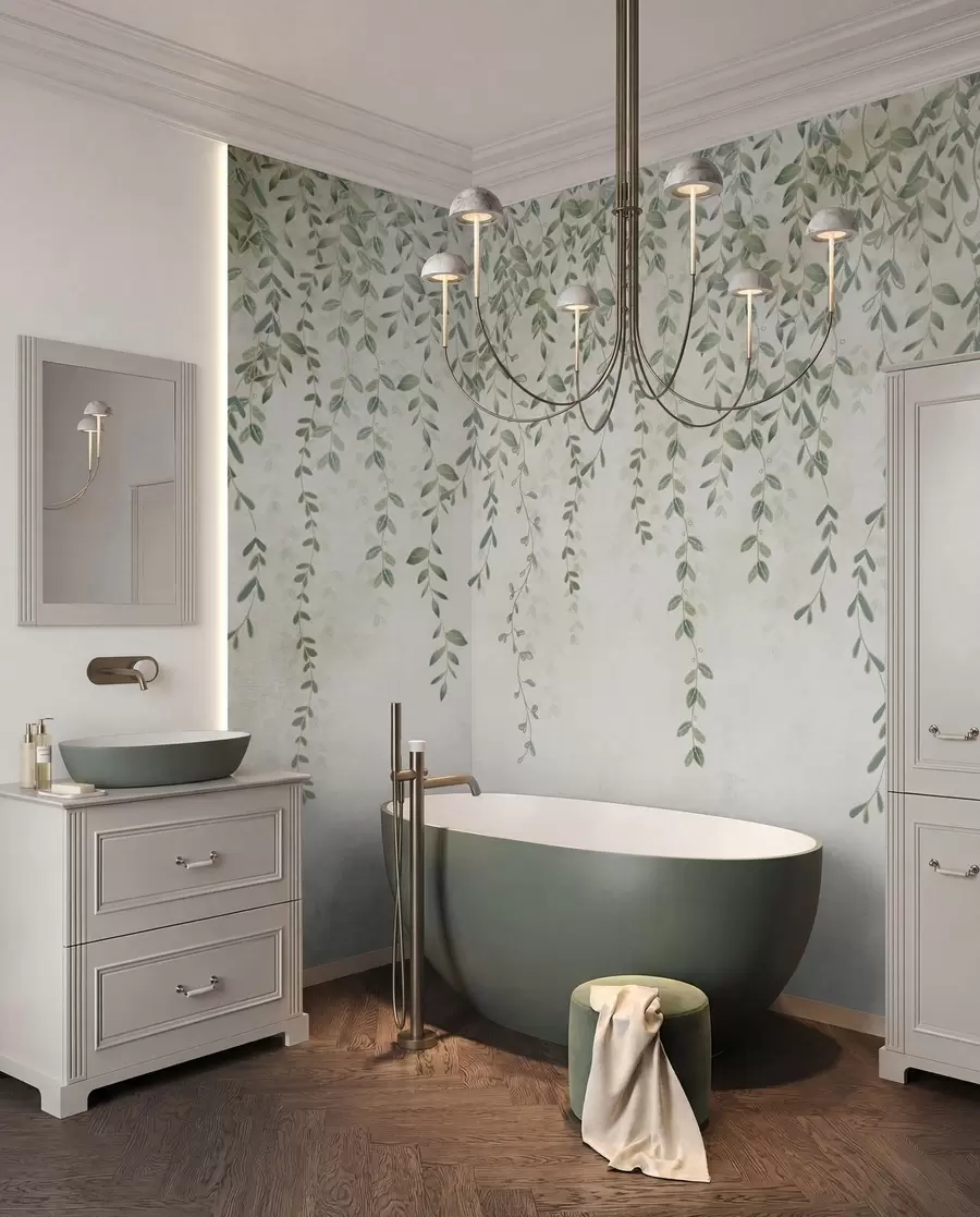 wall murals Вина са лишћем u71244