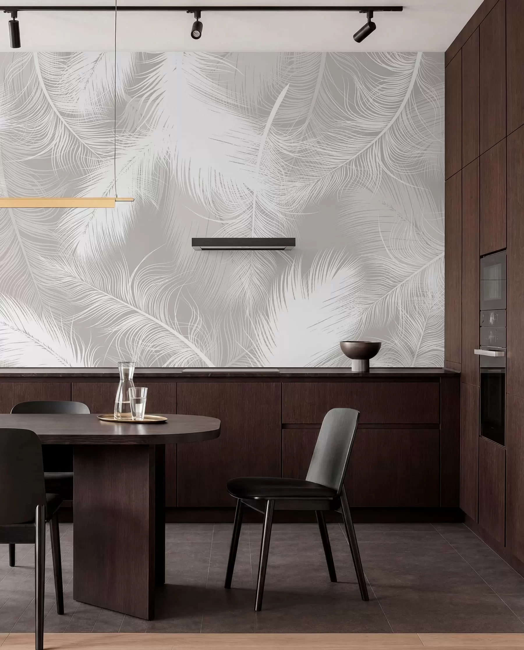 wall murals Нежно бели перје u74474