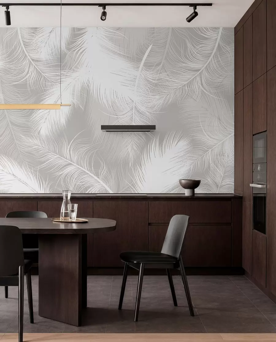 wall murals Нежно бели перје u74474