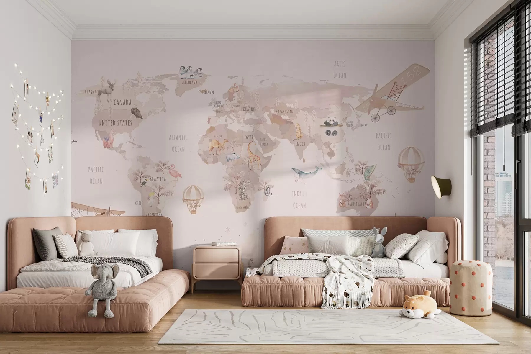 wall murals Мапа света бајке u74508