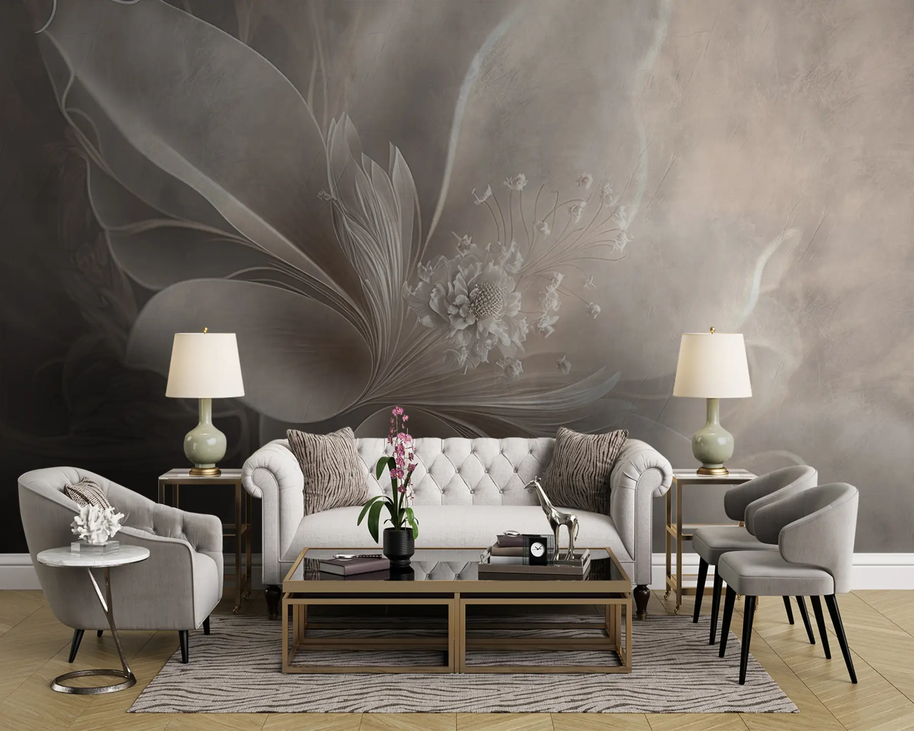 wall murals Врло деликатан цвет u93944