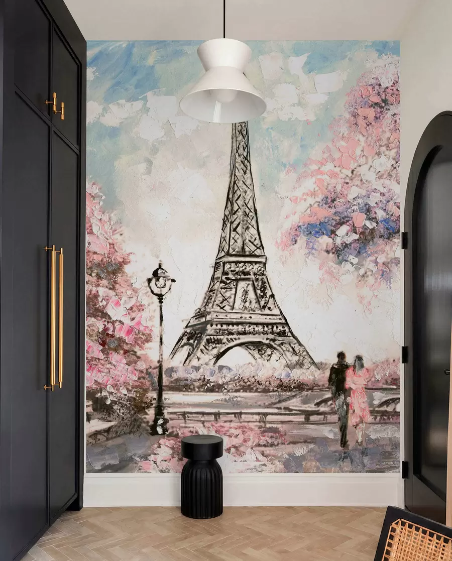 wall murals Поглед на улице Париз u74631