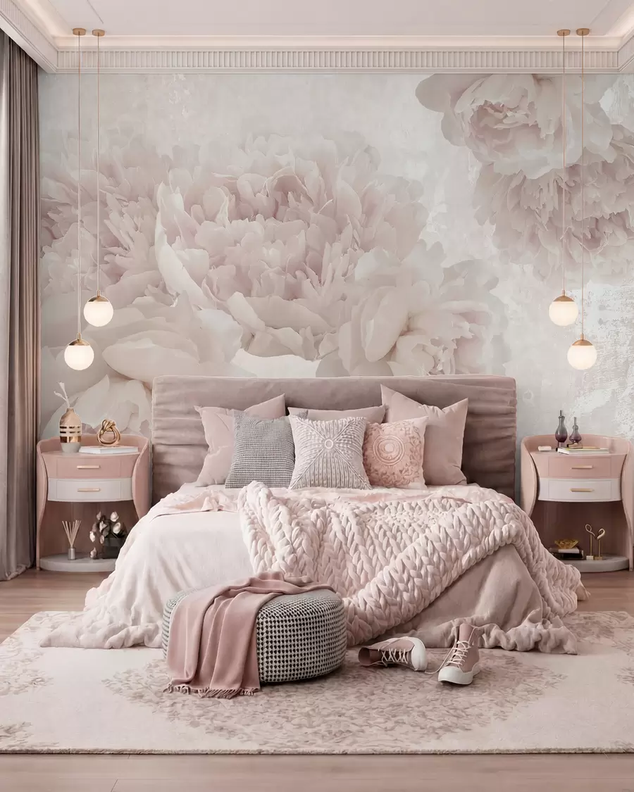 wall murals Бујно прекрасни пупољци u74487