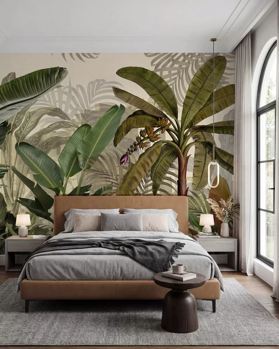 wall murals Тропска џунгла и лишће u74748