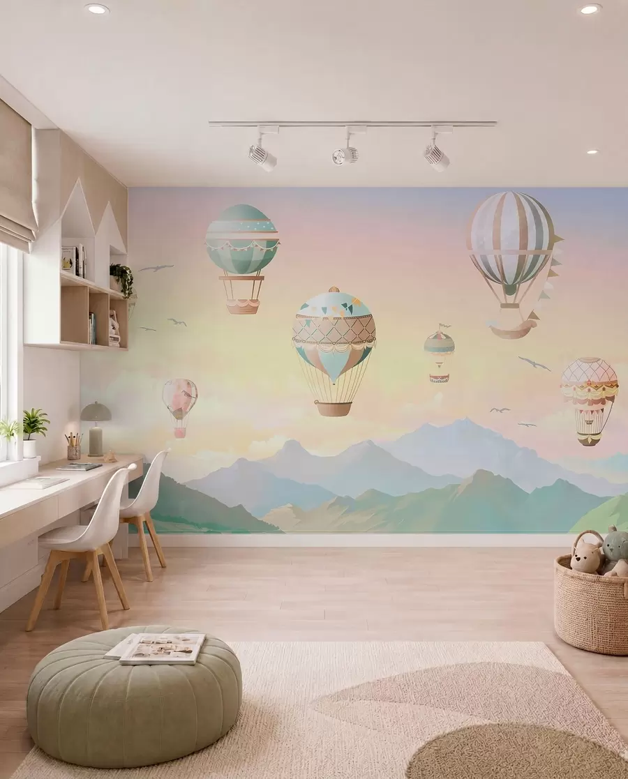 wall murals Baloni nad dolinom u94137