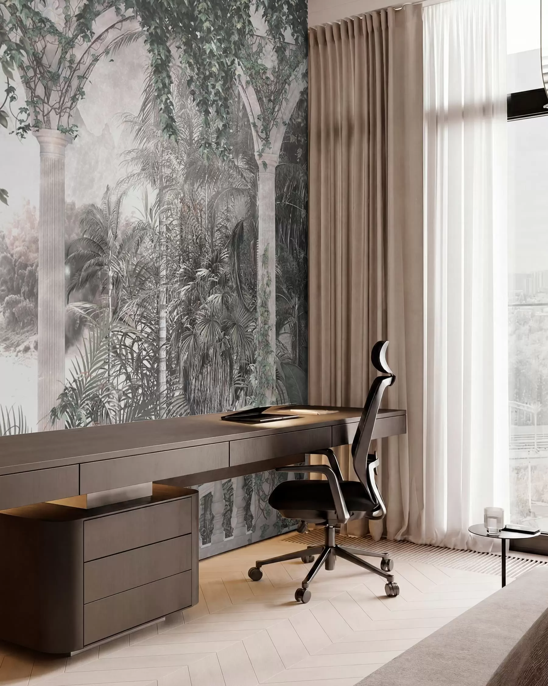 wall murals Древни лукови у башти u94141