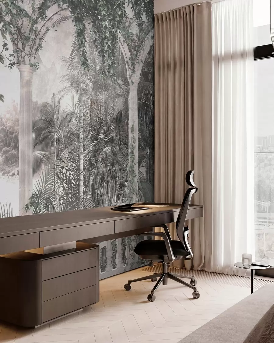 wall murals Древни лукови у башти u94141