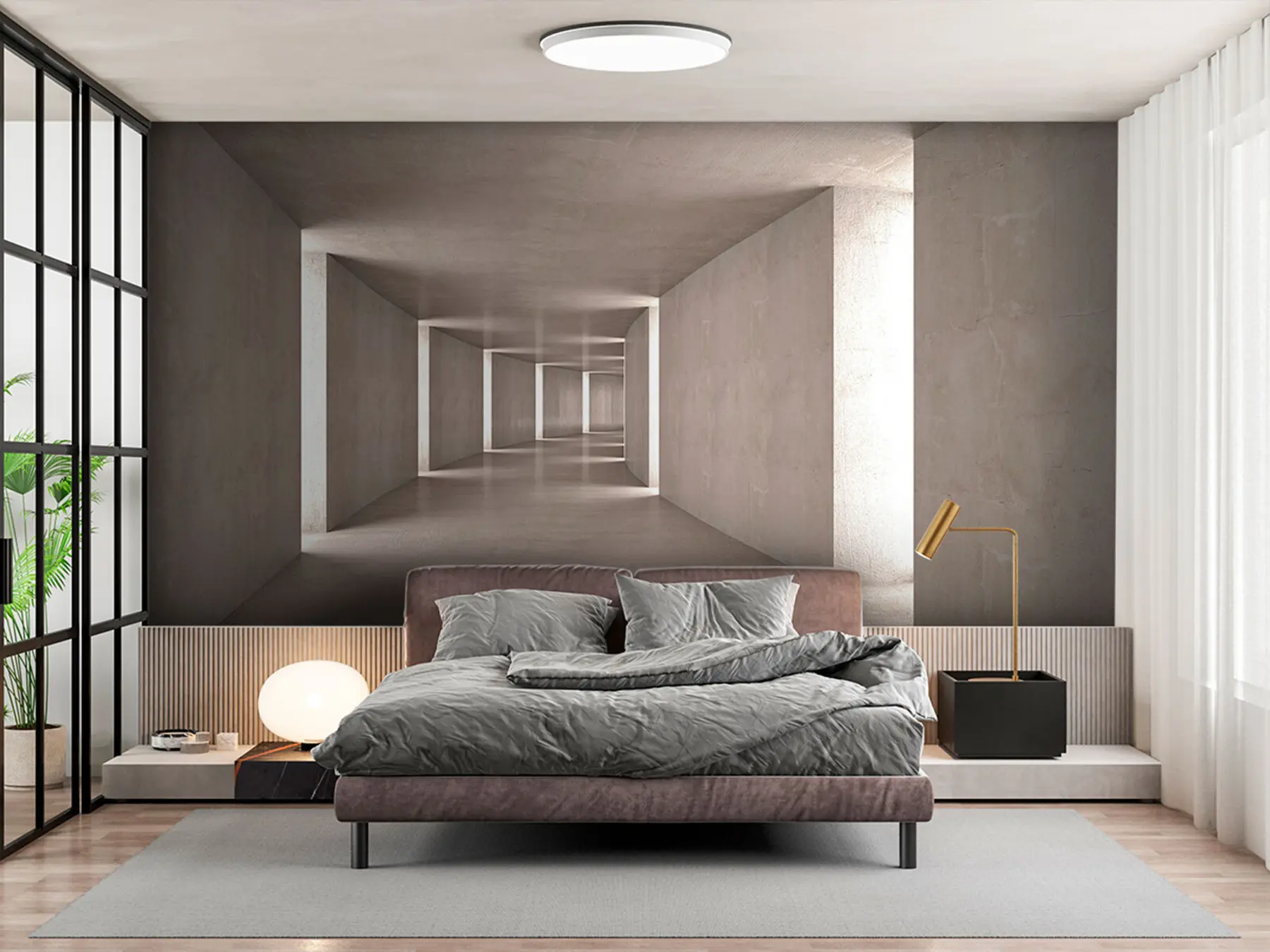 wall murals Апстрактни тунел u75401