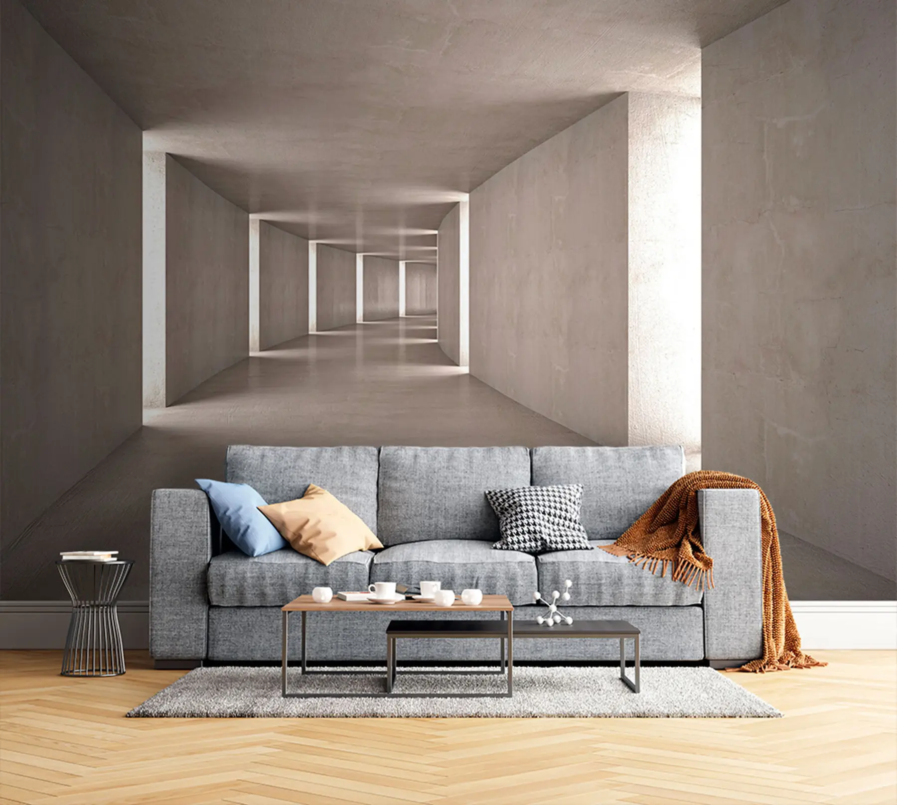 wall murals Апстрактни тунел u75401