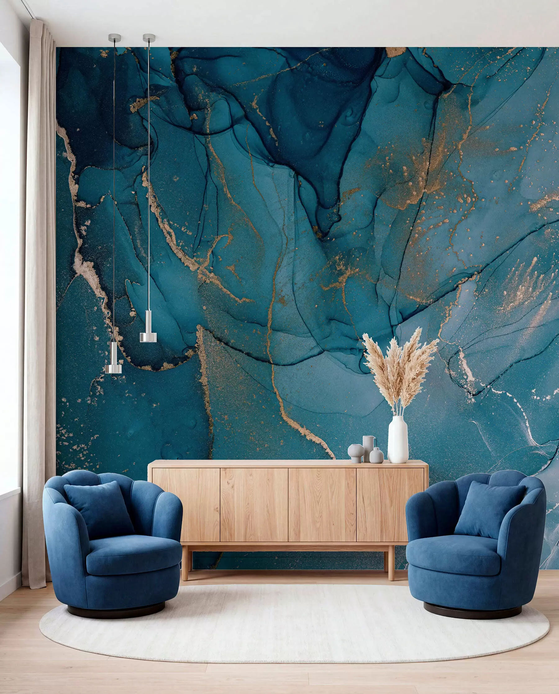 wall murals Površine mastila u petroleju u94262
