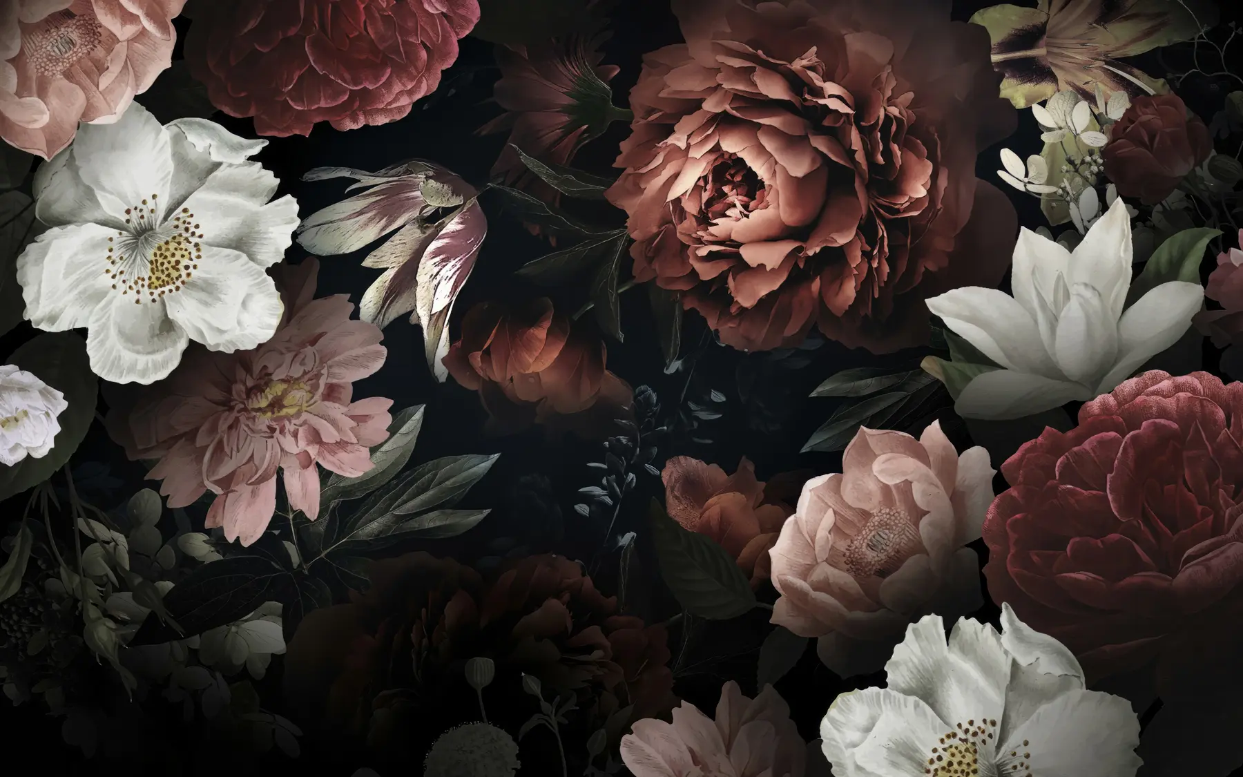 wall murals Дизајн ружа са ефектом акварела u94330