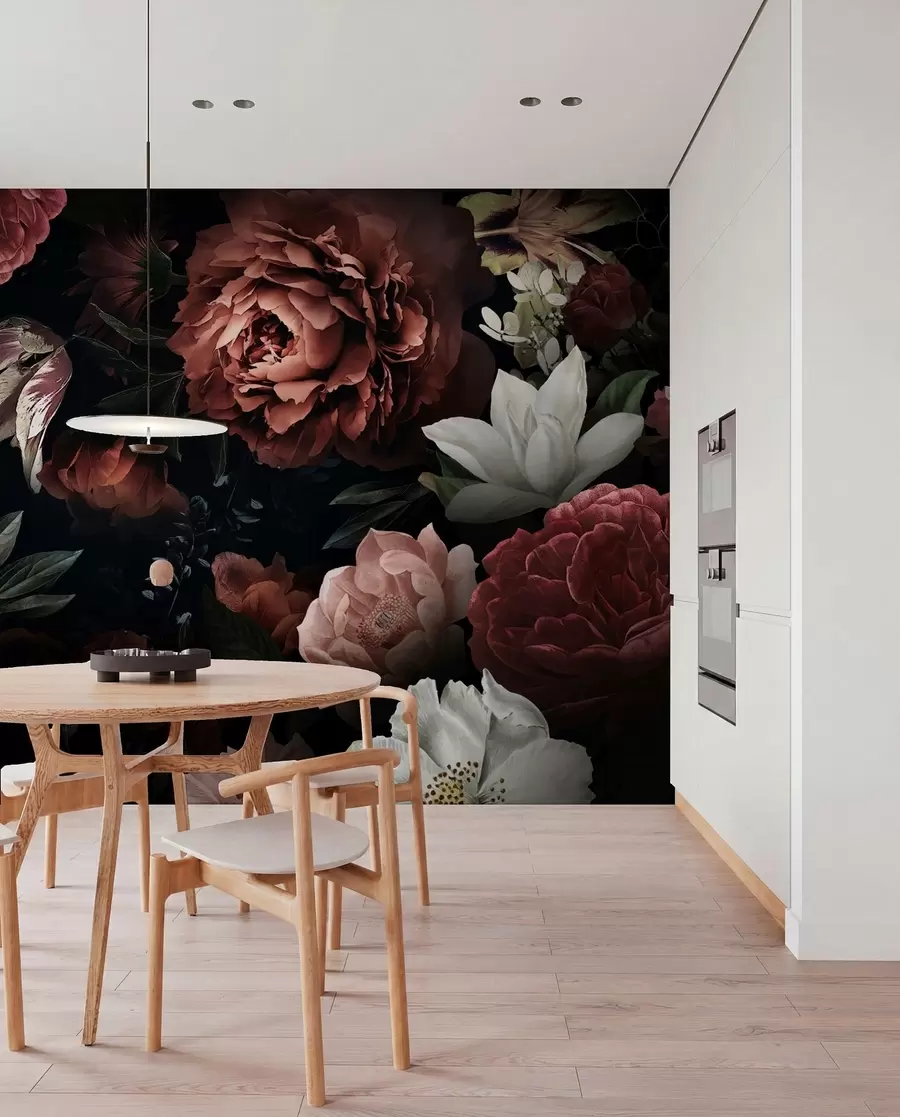 wall murals Дизајн ружа са ефектом акварела u94330