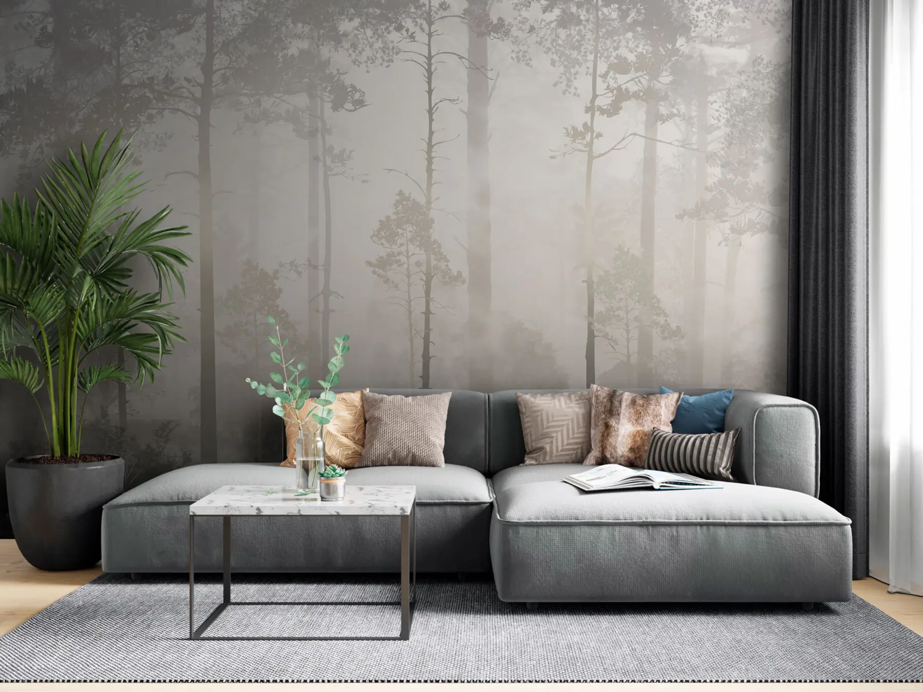 wall murals Шума у ​​магли u94439
