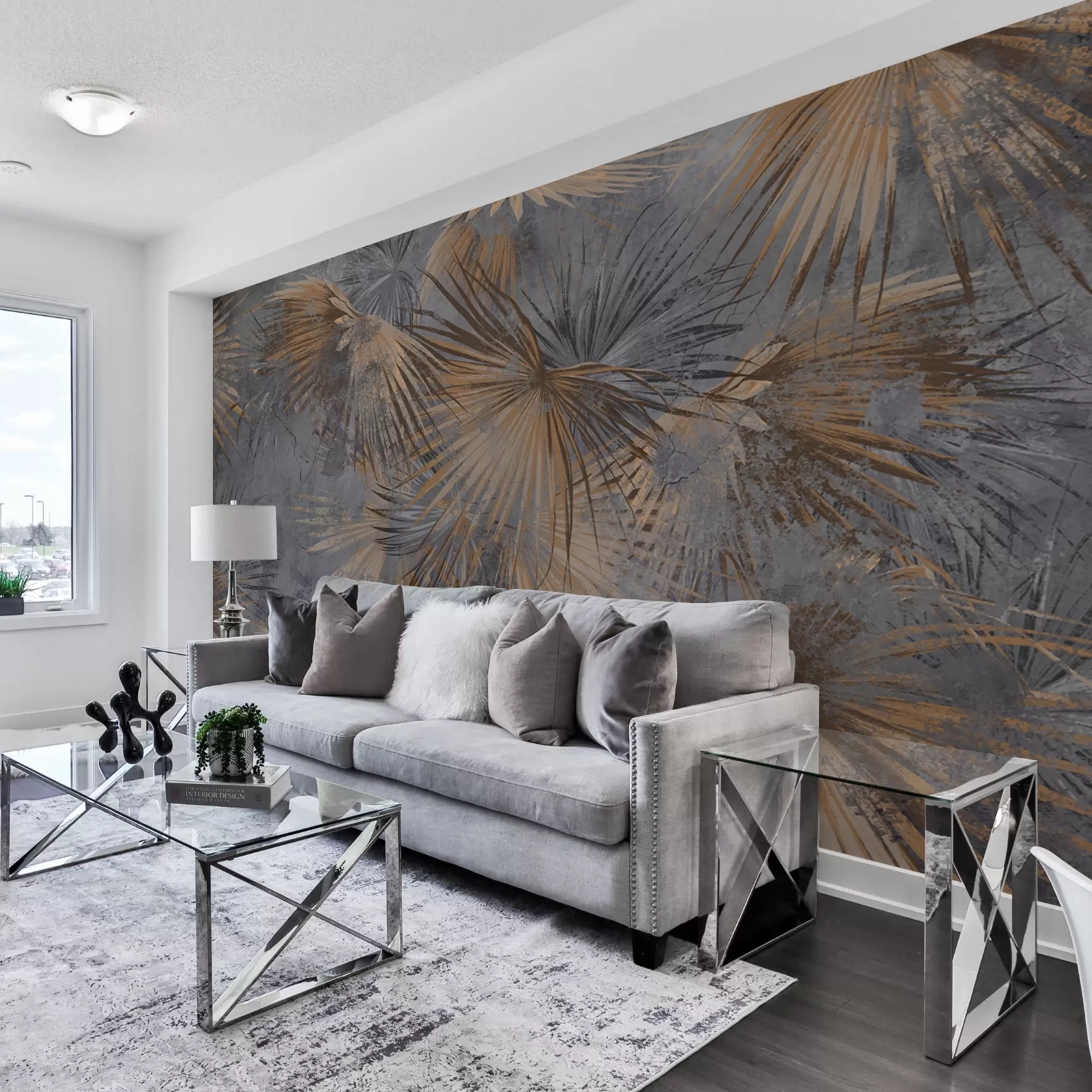 wall murals палм грунге u75787