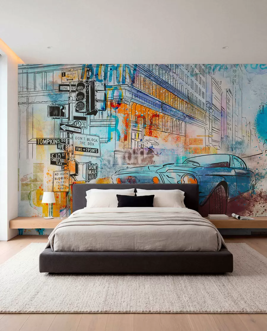 wall murals Графит машина u75814