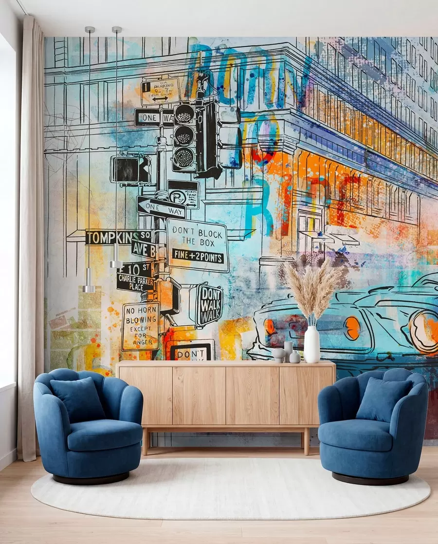 wall murals Графит машина u75814