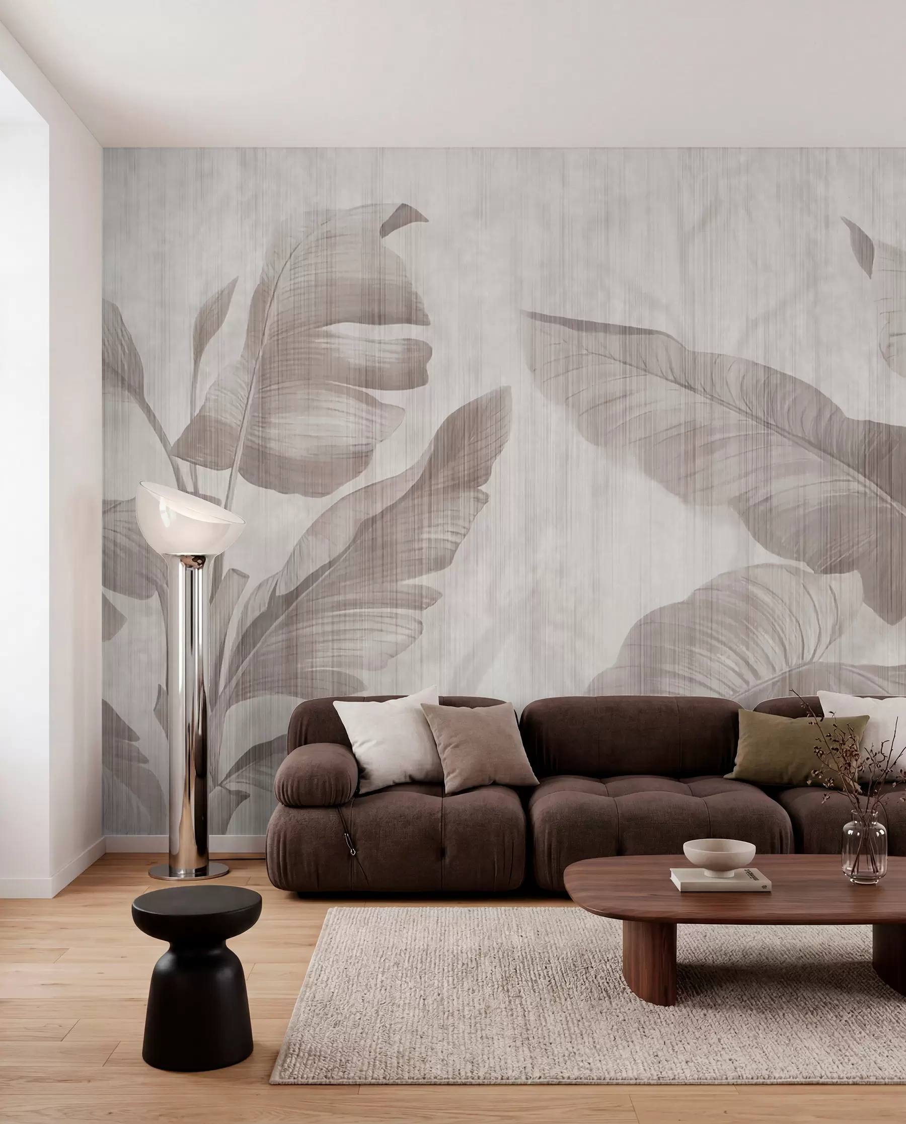 wall murals Тропски листови у стилу Грунге u00299