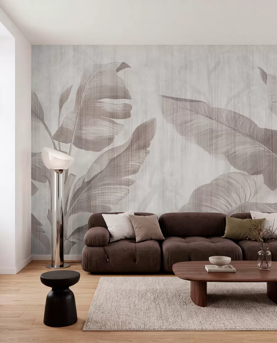 wall murals Тропски листови у стилу Грунге u00299